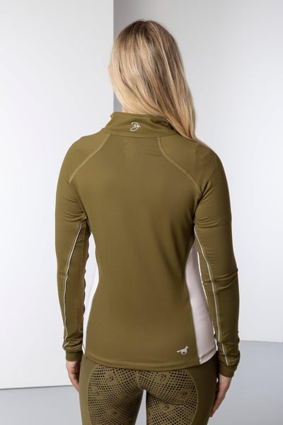Ladies Technical Riding Top - Khaki