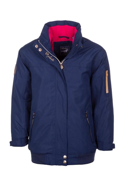 Girls Equestrian Bomber Jacket - Ripon IV - Navy