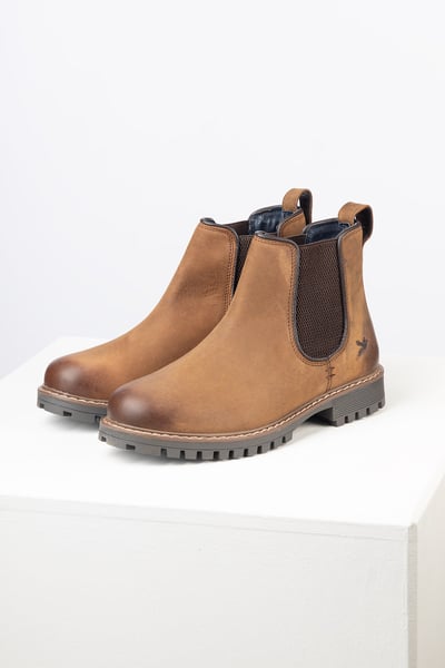 Chelsea-Boots aus Leder für Herren - Sledmere II - Gebranntes Hellbraun