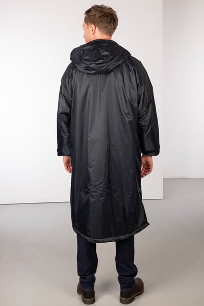 Men's British Changing Robe - Navy/Dark Pink