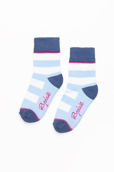 Calcetines tobilleros júnior - Azul suave