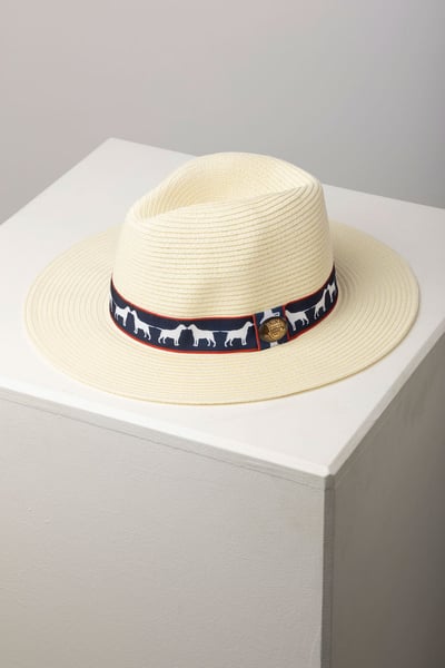 Men's Panama Hat - Malton - Navy Dog