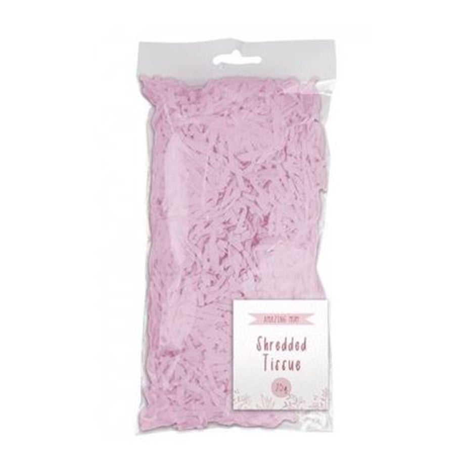 Tissue Paper Shredded 25g Pink | Gift Wrap UK