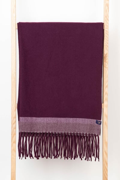 Bufanda a rayas para mujer - Bella - Baya/Sorbete/Plata