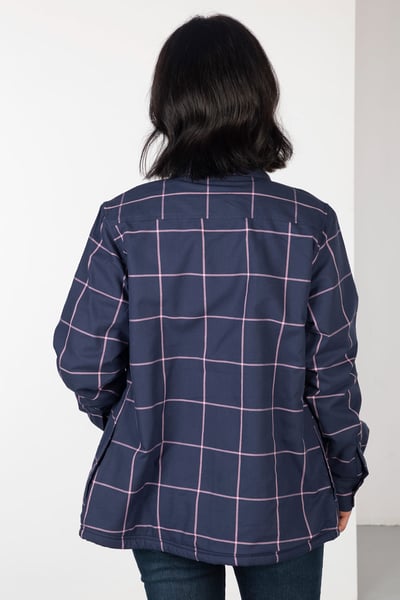 Ladies Fleece Lined Shirt - Hannah - Laura Tweed