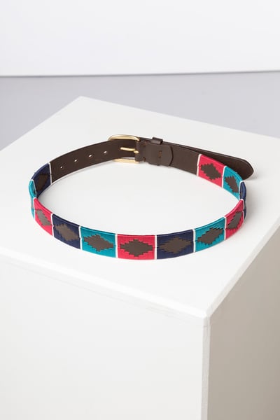 Polo Belts - Teal/Navy/Bonbon
