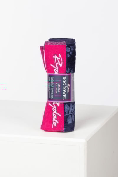 Small Dog Drying Towel - Yapham - Navy