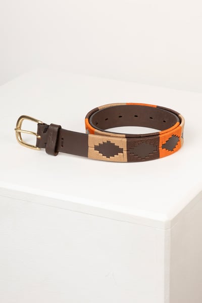 Polo Gürtel - Askwith - Burnt Orange/Brown/Beige