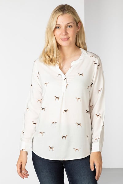 Ladies Printed Blouse - Wistow II - Hound