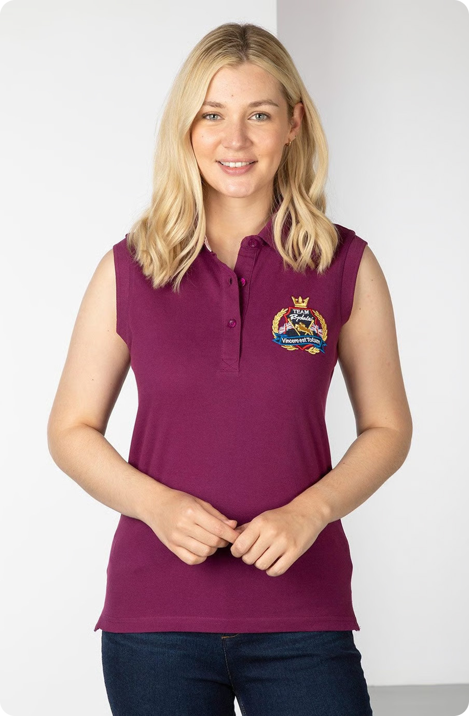 Ladies Sleeveless Polo Shirt
