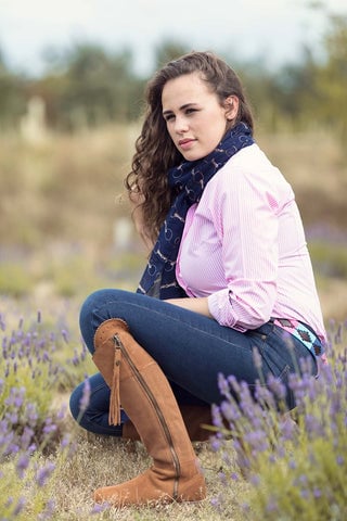 Ladies Knee High Suede Boots