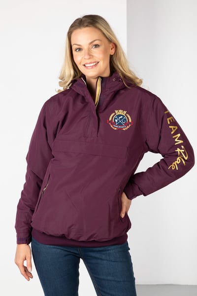 Ladies Emblem Fleece Lined Smock - Ripon - Dark Berry