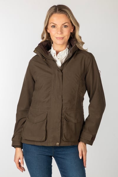 Ladies Shooting Jacket - Danby II - Brown