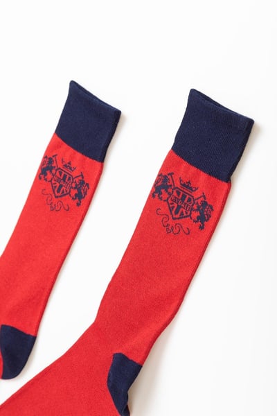 Men's Emblem Socks - Red
