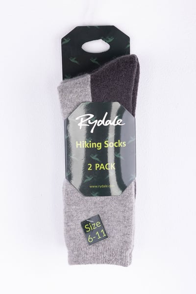 Men's Hiking Socks - Aike - 2 Pack - Marl Grey