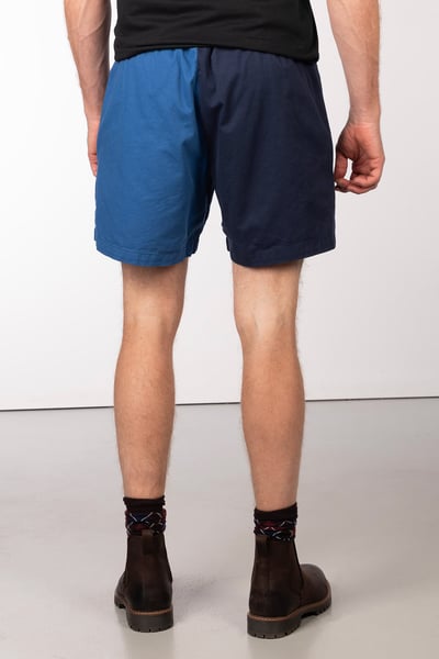 Short de rugby en coton à quartiers pour homme - Fordon - Azul marino