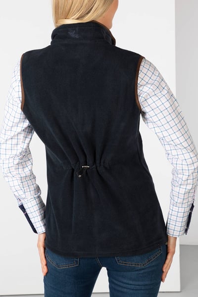 Ladies Premium Fleece Waistcoat - Huggate - Ink