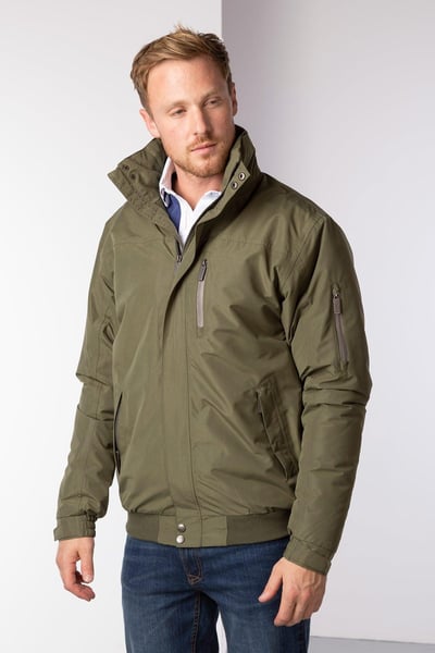 Men's Team Bomber Jacket - Ripon - Khaki