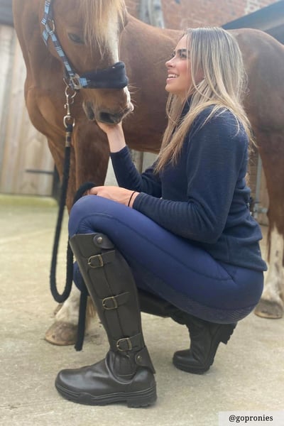 Ladies Long Riding Boots - Askwith - Dark Brown