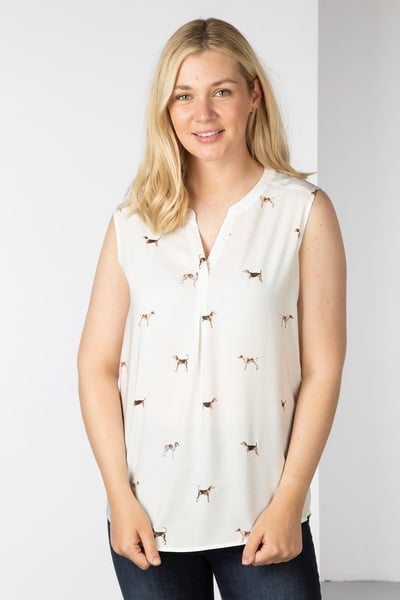 Ladies Sleeveless Blouse - Wistow II - Hound