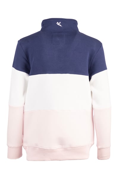 Girls Sweatshirt - Byland II - Spaniel Denim/White/Soft Pink