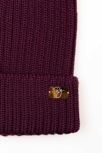 Ladies Beanie Hat - Bella - Berry