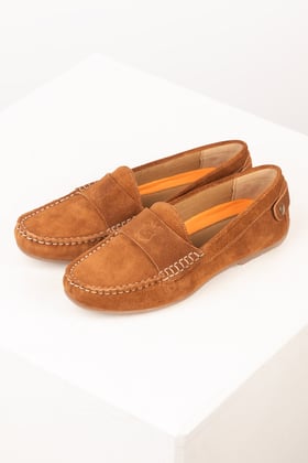 Ladies Suede Driving Loafer- Wrelton
