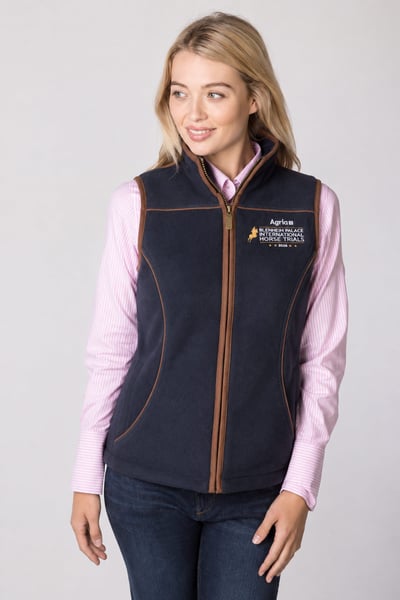 Ladies Fleece Waistcoat - Official Blenheim Edition - Navy