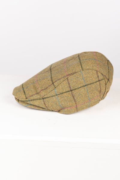 Tweed Flat Cap - Terrington - Lovat Check