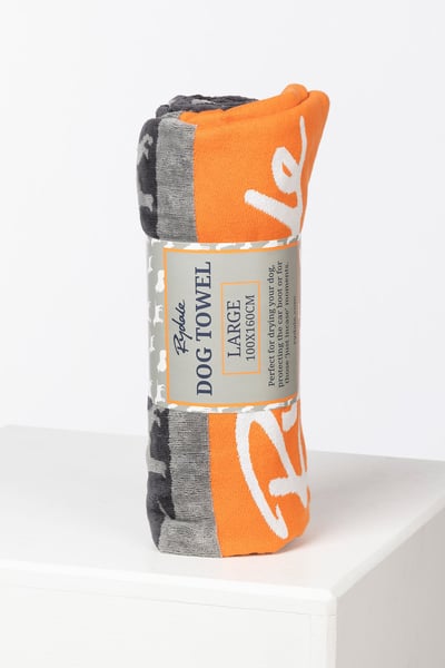Large Dog Drying Towel - Yapham - Grey