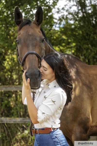Ladies Printed Shirt - Wistow II - Flying Ducks White
