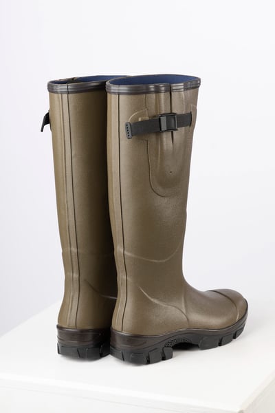 Neoprengefütterte Gummistiefel für Herren - Lisset - Helles Khaki