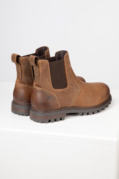 Men's Leather Market Boots - Ilkley II - Tan