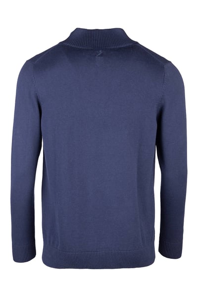 Men's Quarter Zip Jumper - Wetherby - Navy