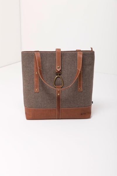 Ladies Tweed Snaffle Tote Bag - Lucinda - Sally