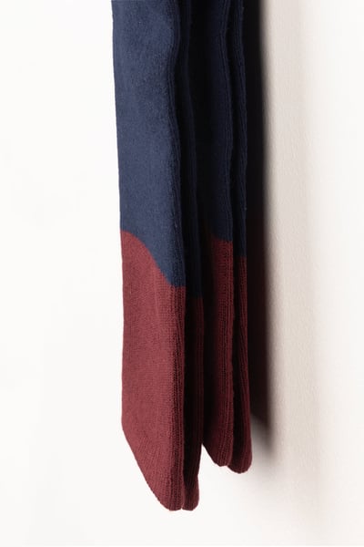 Hohe Stiefelsocken für Damen – Helmsley - Marine