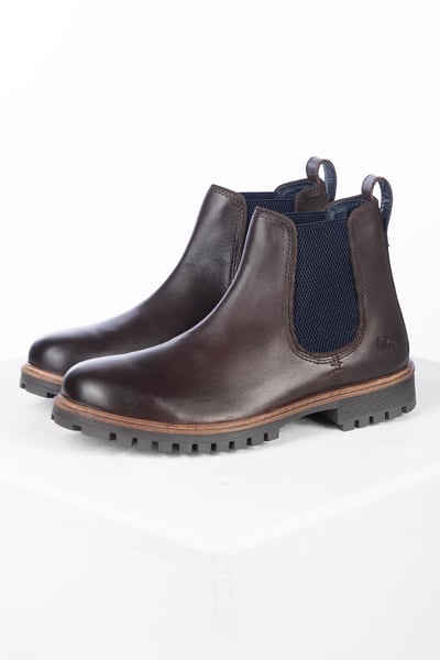 Men's Leather Chelsea Boots - Sledmere II - Brown