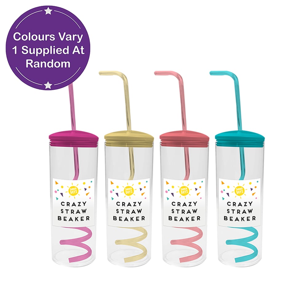 Crazy Straw Beaker | Summer Drinks UK