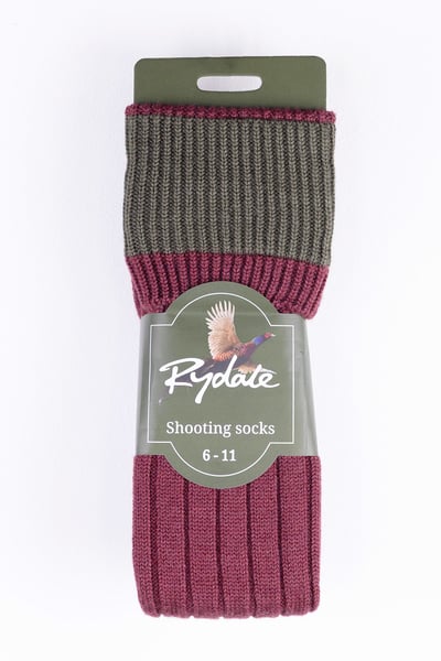 Men’s Shooting Socks – Danby - Wine