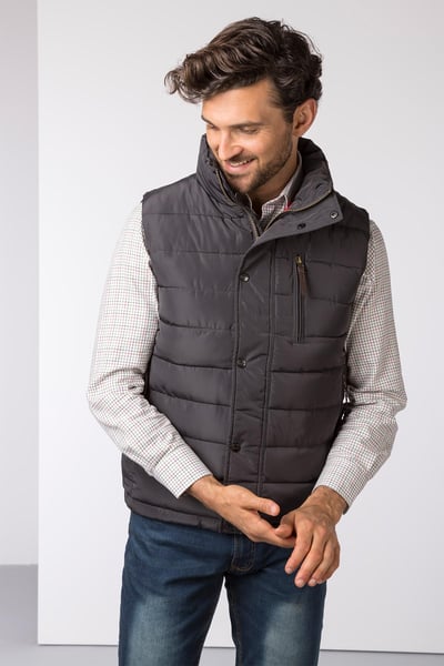 Men's Padded Gilet - Ripley II - Iron