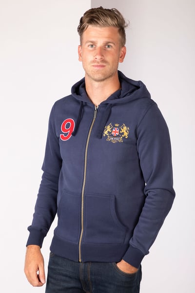 Men's Emblem Full Zip Hoody - Fordon - Navy