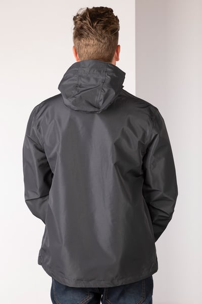 Chaqueta impermeable para hombre - Pack & Go - Gris oscuro