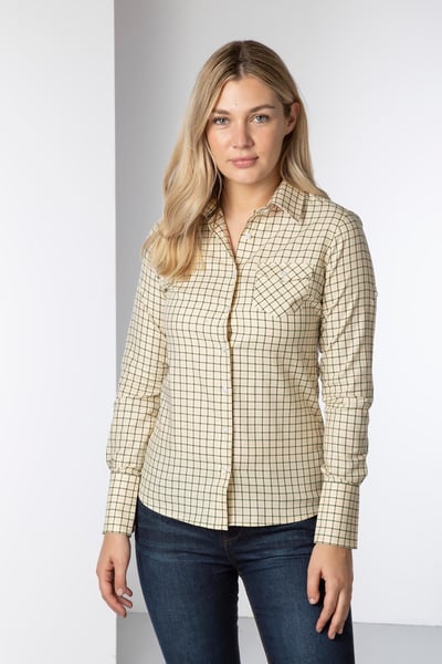 Damen Hannah Country Shirt - Ellie II - Khaki