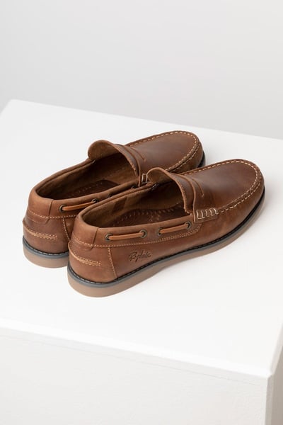 Men's Leather Loafer - Runswick - Antique Tan