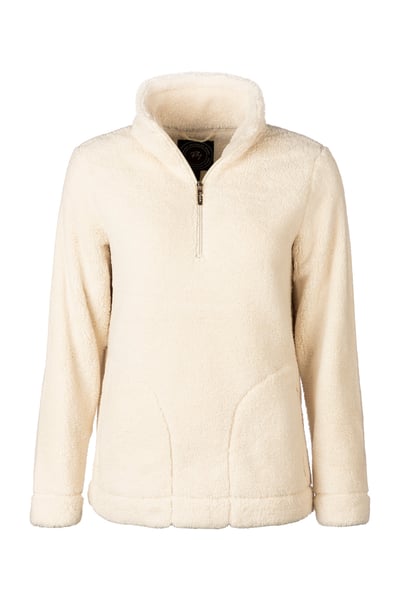 Damen Überkopf-Fleece - Etton II - Sahne