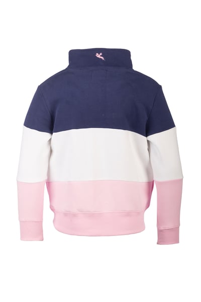 Kids Sweatshirt - Byland - Cow Denim/White/Sorbet