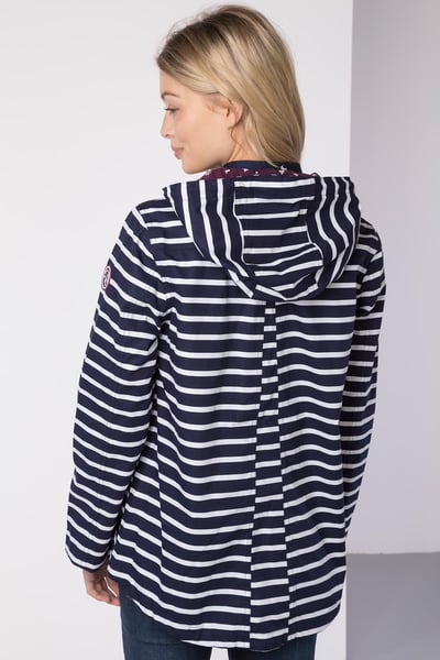Women's Toggle Jacket - Cayton II - Navy Striped
