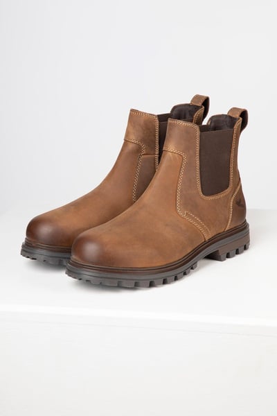 Men's Leather Market Boots - Ilkley II - Tan