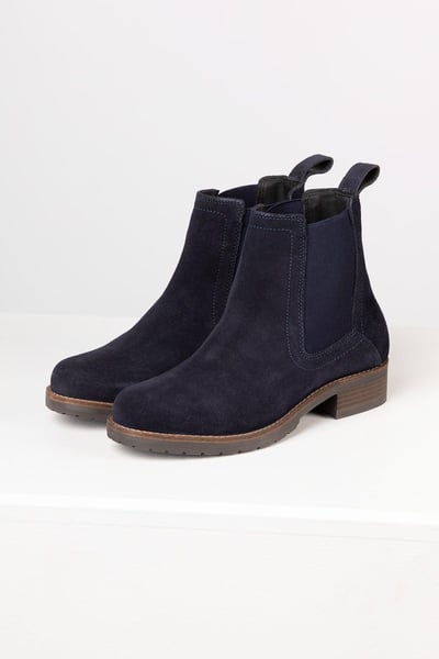 Damen-Chelsea-Stiefel aus Wildleder – Allerston - Marine