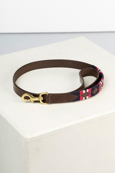Polo Belt Hundeleine - Bonbon/Marine/Weiß